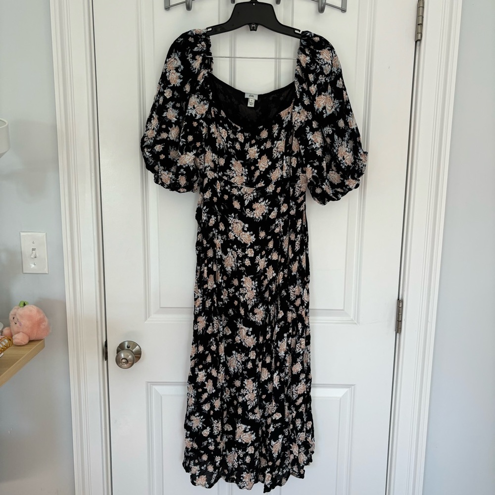 River Island Puff Sleeve Dress